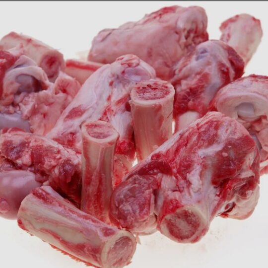 Frozen lamb and bones